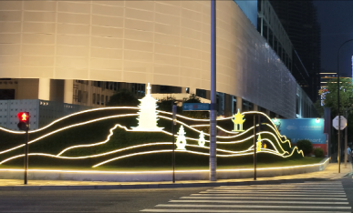 項(xiàng)目夜景展示