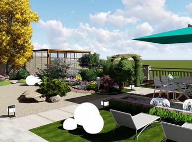 別墅立體綠化解決方案簡介