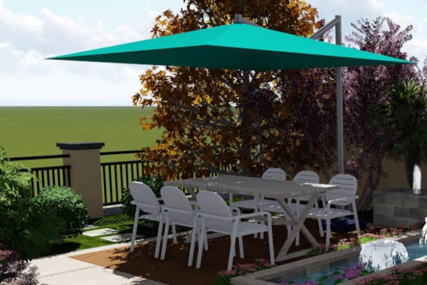 園林景觀小品設(shè)計(jì)效果圖